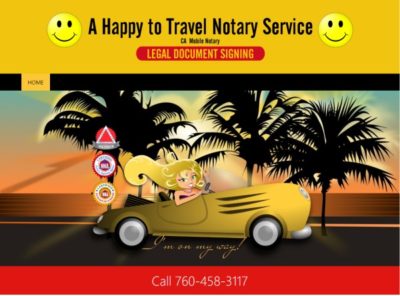 happy to travel notary service