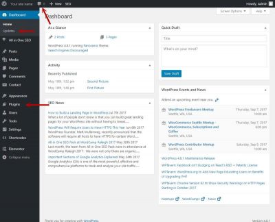 Dashboard Update Area